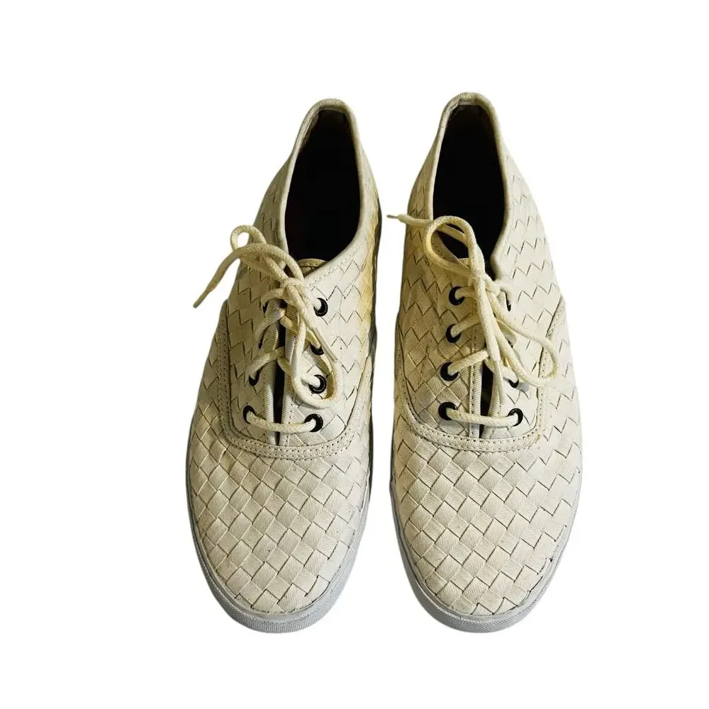 Cole Haan GrandPro Habor Lace Up Sneakers Size 10 Cream - Picture 3 of 7
